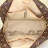 Louis Vuitton Deauville handbag in brown monogram canvas and natural leather - Detail D2 thumbnail