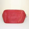 Shopping bag Louis Vuitton grand Noé in pelle Epi bicolore nera e rossa - Detail D4 thumbnail