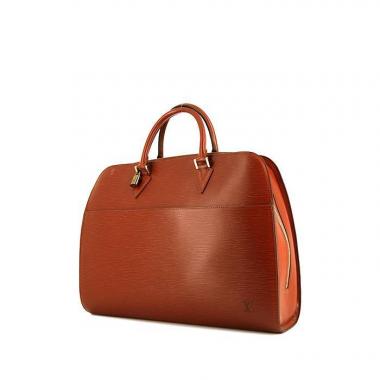 Louis Vuitton Sorbonne weekend bag in brown epi leather