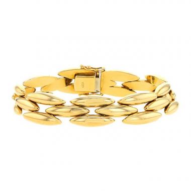 Cartier Gentiane small model 1990's bracelet in yellow gold