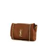 Saint Laurent Kate Réversible shoulder bag in brown leather - 00pp thumbnail