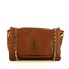 Saint Laurent Kate Réversible shoulder bag in brown leather - 360 thumbnail