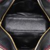 Bolso de mano Loewe Amazona modelo pequeño en cuero tricolor negro, color burdeos y marrón - Detail D2 thumbnail