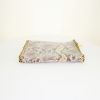 Stella McCartney Falabella shoulder bag in beige satiny canvas - Detail D4 thumbnail