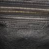 Bolso de mano Celine Luggage en cuero bicolor negro y blanco y piel de pitón marrón - Detail D3 thumbnail