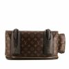 Louis Vuitton Bosphore suitcase in brown monogram canvas and natural leather - Detail D4 thumbnail