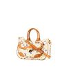 Louis Vuitton Rita bag worn on the shoulder or carried in the hand in white multicolor monogram canvas and natural leather - 00pp thumbnail