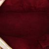 Sac porté épaule ou main Louis Vuitton Rita en toile monogram enduite multicolore blanche et cuir naturel - Detail D3 thumbnail