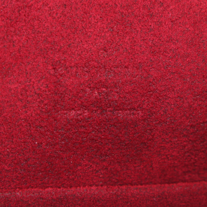 Sac porté épaule ou main Louis Vuitton Rita en toile monogram enduite multicolore blanche et cuir naturel - Detail D4