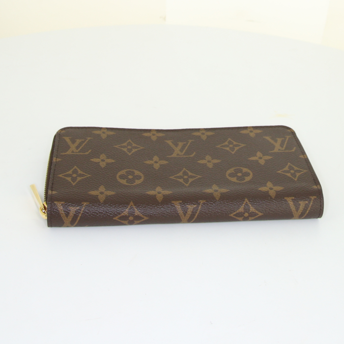 Portafogli Louis Vuitton Zippy in tela monogram marrone - Detail D4