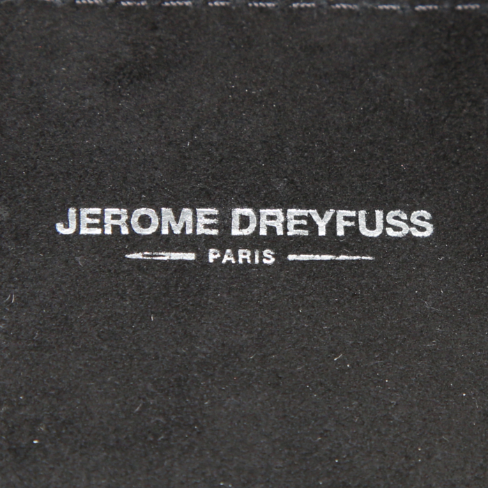 Bolso bandolera Jerome Dreyfuss Bobi en cuero negro - Detail D4