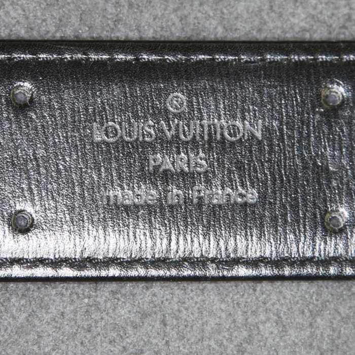 Caja de joyas Louis Vuitton en cuero Epi negro - Detail D2