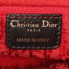 Sac cabas Dior Drawstring en cuir cannage noir - Detail D3 thumbnail