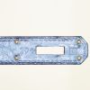 Hermes Kelly 32 cm handbag in blue ostrich leather - Detail D5 thumbnail