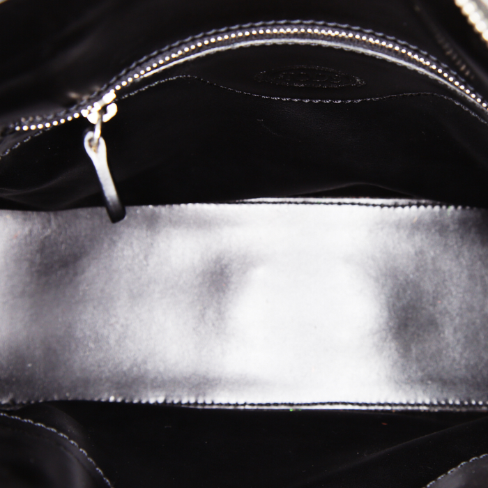 Borsa da spalla o a mano Tod's in pelle nera - Detail D3
