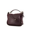 Louis Vuitton Audacieuse bag worn on the shoulder or carried in the hand in purple empreinte monogram leather and purple suede - 00pp thumbnail