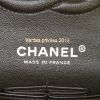 Chanel Timeless Classic bag worn on the shoulder or carried in the hand in burgundy, brown and black tricolor quilted leather - Detail D4 thumbnail
