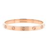 Cartier Love bracelet in pink gold, size 17 - 00pp thumbnail