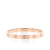 Cartier Love bracelet in pink gold, size 17 - 360 thumbnail