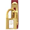 Orologio Hermes Kelly-Cadenas in oro placcato - 00pp thumbnail