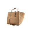 Shopping bag Céline Phantom in pelle beige simil coccodrillo - 00pp thumbnail