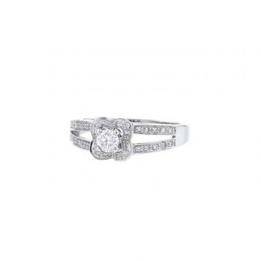 Bague Mauboussin Chance Of Love en or blanc et diamants et en diamant