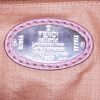 Bolso de mano Fendi Selleria en cuero granulado rosa - Detail D3 thumbnail
