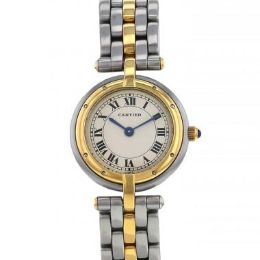 Orologio Cartier Panthère Vendôme in oro e acciaio Circa  1990