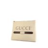 Gucci pouch in beige leather - 00pp thumbnail