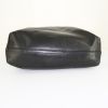 Prada Daino shopping bag in black leather - Detail D5 thumbnail