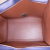 Borsa Celine Trapeze modello medio in pelle blu marino e camoscio blu marino - Detail D3 thumbnail