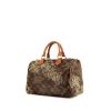 Louis Vuitton Speedy Editions Limitées Dentelle handbag in brown monogram canvas and natural leather - 00pp thumbnail