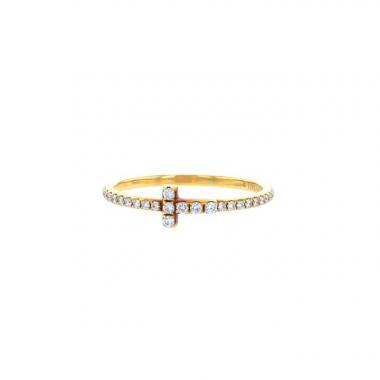 Bague Tiffany 
Co Wire en or jaune et diamants Bague Tiffany 
Co Wire en or jaune et diamants