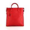 Bolso para llevar al hombro o en la mano Louis Vuitton Croisière en cuero granulado rojo - 360 thumbnail