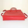 Louis Vuitton Croisière bag worn on the shoulder or carried in the hand in red grained leather - Detail D5 thumbnail