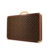 Valigia rigida Louis Vuitton Bisten in tela monogram marrone e pelle naturale - 00pp thumbnail