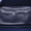 Dior Be Dior medium model shoulder bag in navy blue leather and silver patent leather - Detail D3 thumbnail