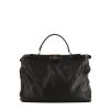 Fendi Peekaboo handbag in black grained leather - 360 thumbnail