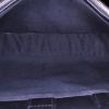 Fendi 2 Jours shoulder bag in grey denim canvas and black leather - Detail D3 thumbnail