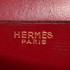 Sac porté épaule Hermes Balle De Golf en cuir box rouge - Detail D3 thumbnail