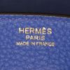 Hermes Birkin 30 cm handbag in electric blue togo leather - Detail D3 thumbnail