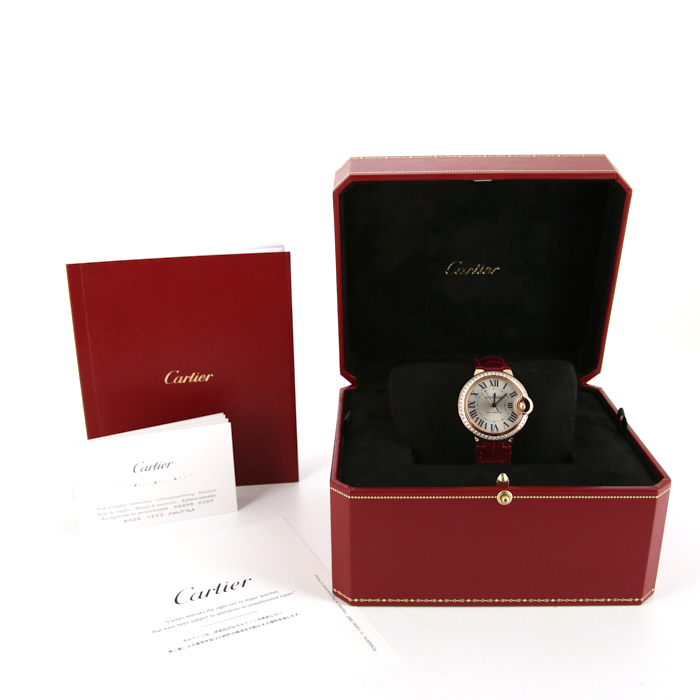 Montre Cartier Ballon Bleu De Cartier en or rose Ref : 3682 Vers 2019 - Detail D2