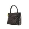 Bolso de mano Chanel Medaillon - Bag en cuero granulado acolchado negro - 00pp thumbnail