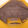 Fendi Baguette handbag in yellow grained leather - Detail D2 thumbnail