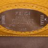 Fendi Baguette handbag in yellow grained leather - Detail D3 thumbnail