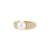 Boucheron ring in yellow gold,  pearl and diamonds - 00pp thumbnail