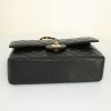Chanel Timeless handbag in black quilted grained leather - Detail D5 thumbnail