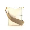 Celine Sac Sangle shoulder bag in cream color grained leather - 360 thumbnail