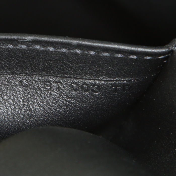 Hermès Licol shoulder bag in black leather - Detail D4