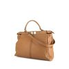 Fendi Peekaboo handbag in beige leather - 00pp thumbnail
